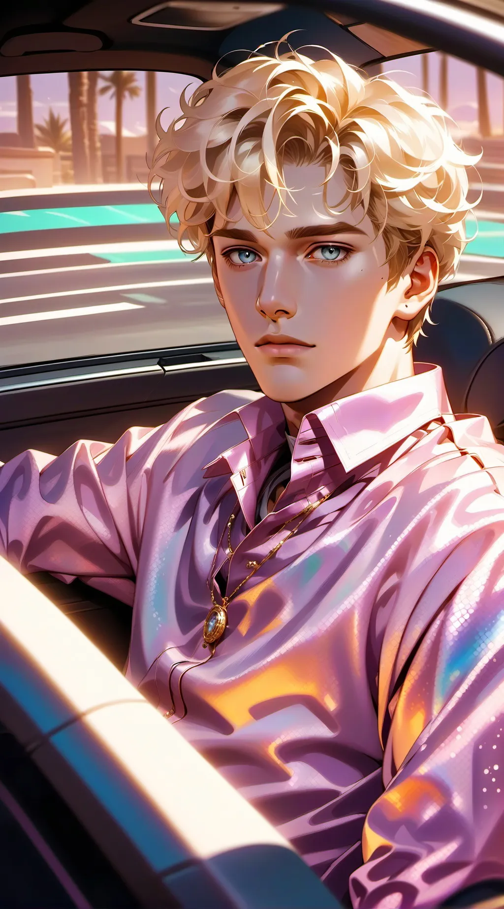 ai character: leon background