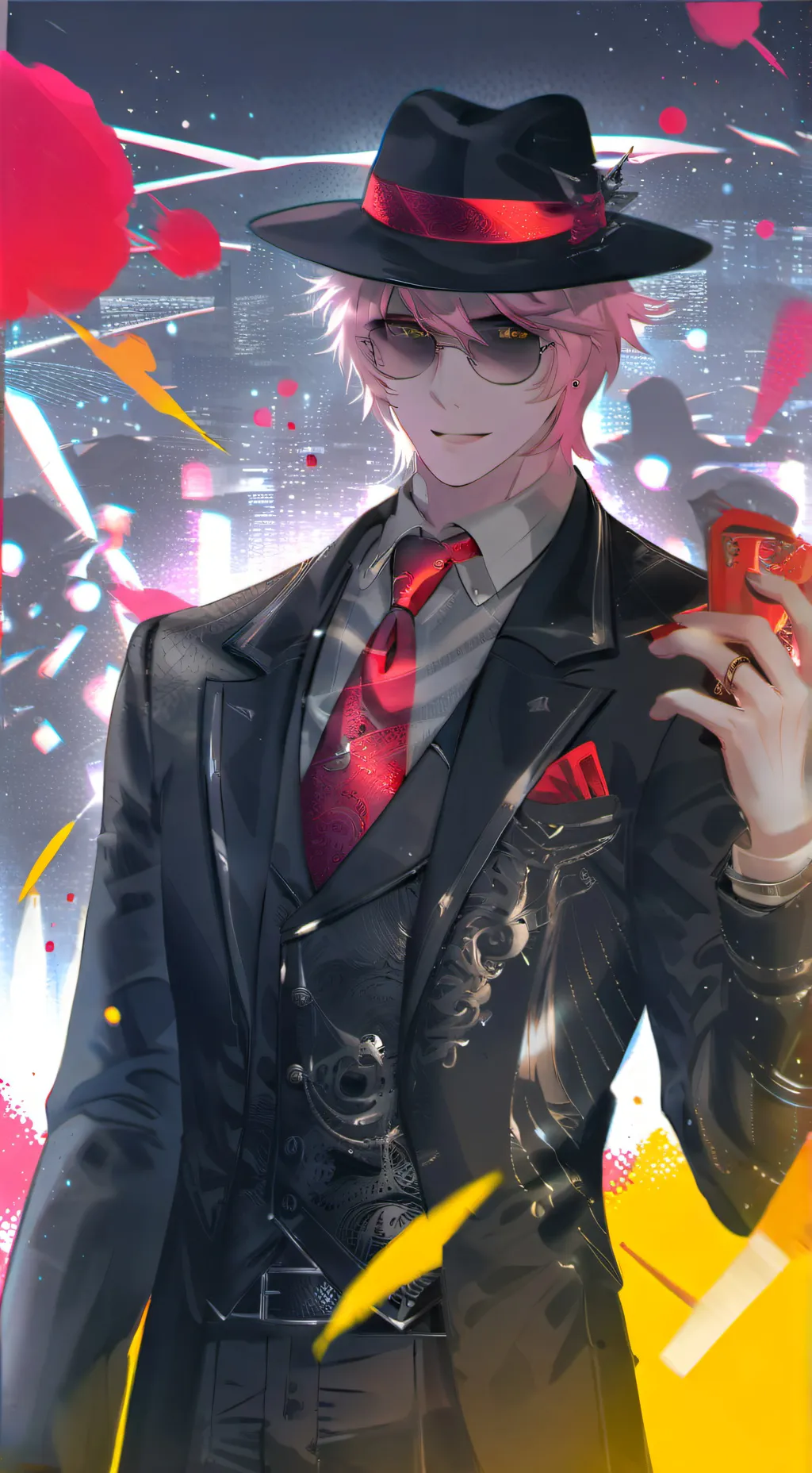 ai character: dublefedora? background