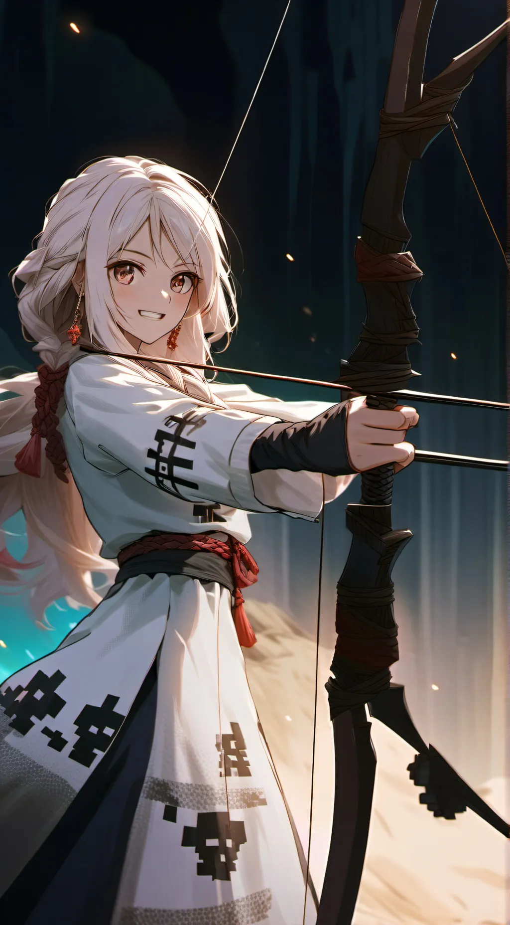 ai character: Skeleton Girl background