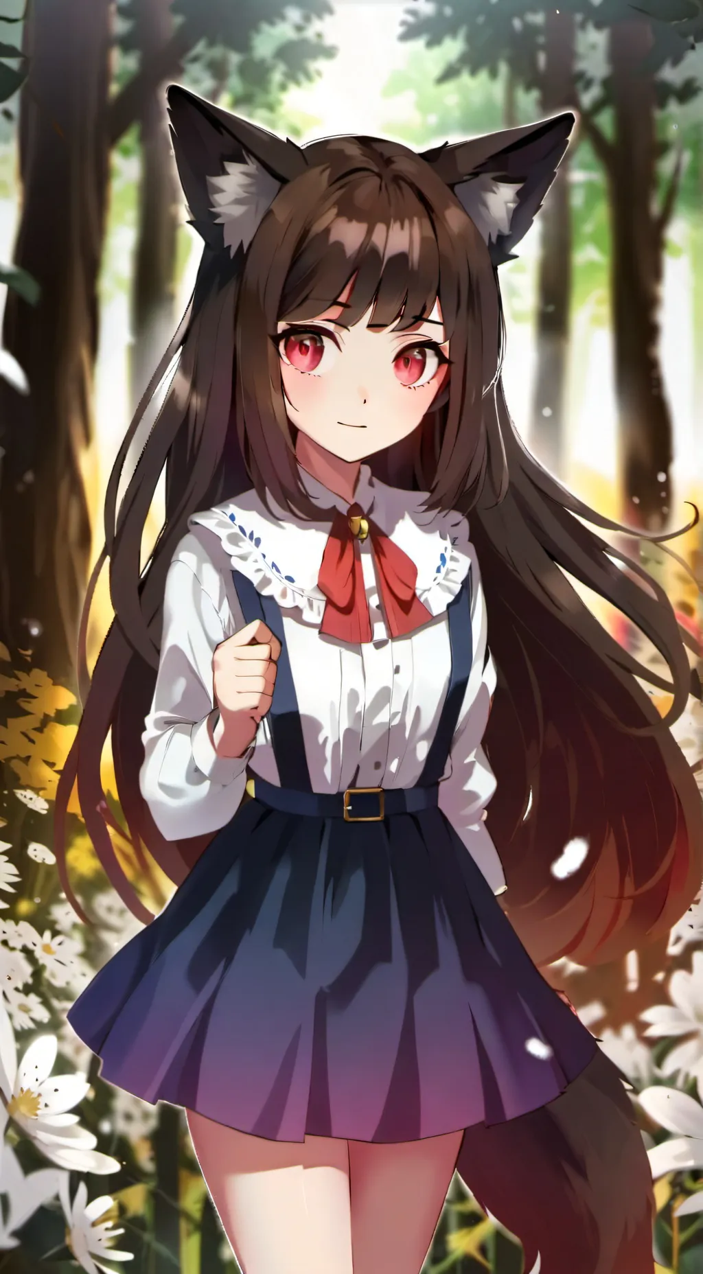 ai character: werewolf meets mha background