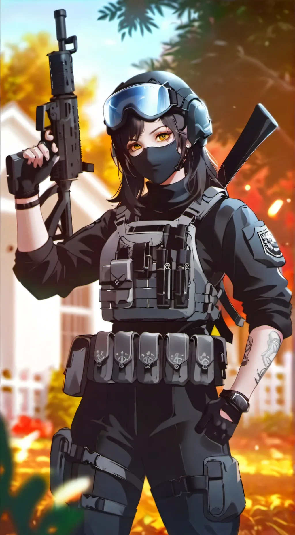 ai character: Raven background