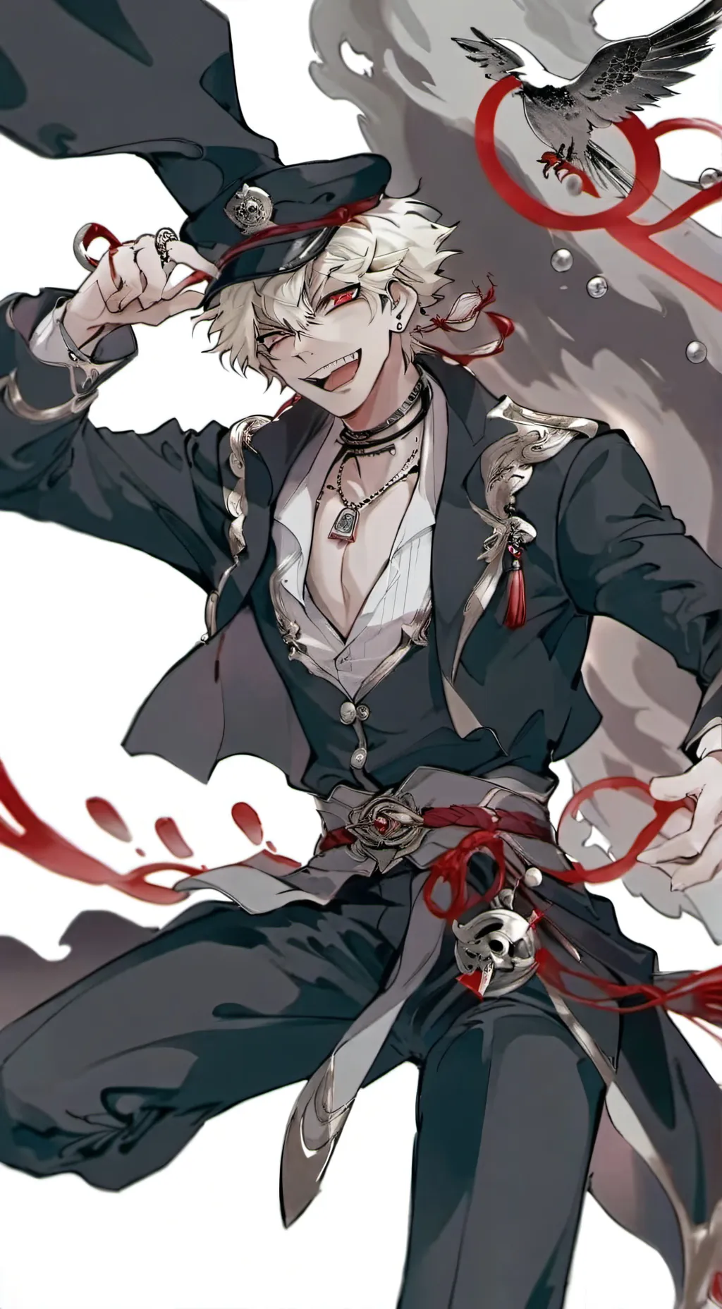 ai character: bakugo  background