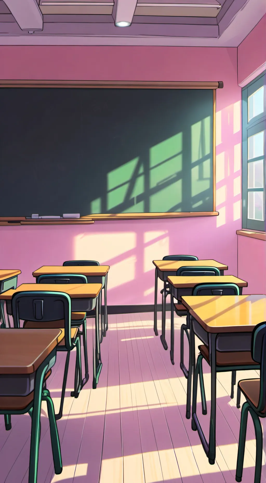 ai character: Korean classroom background