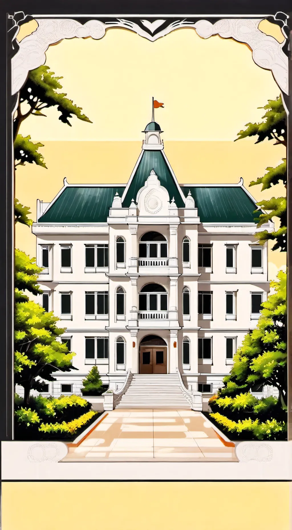 ai character: School😭🙏 background