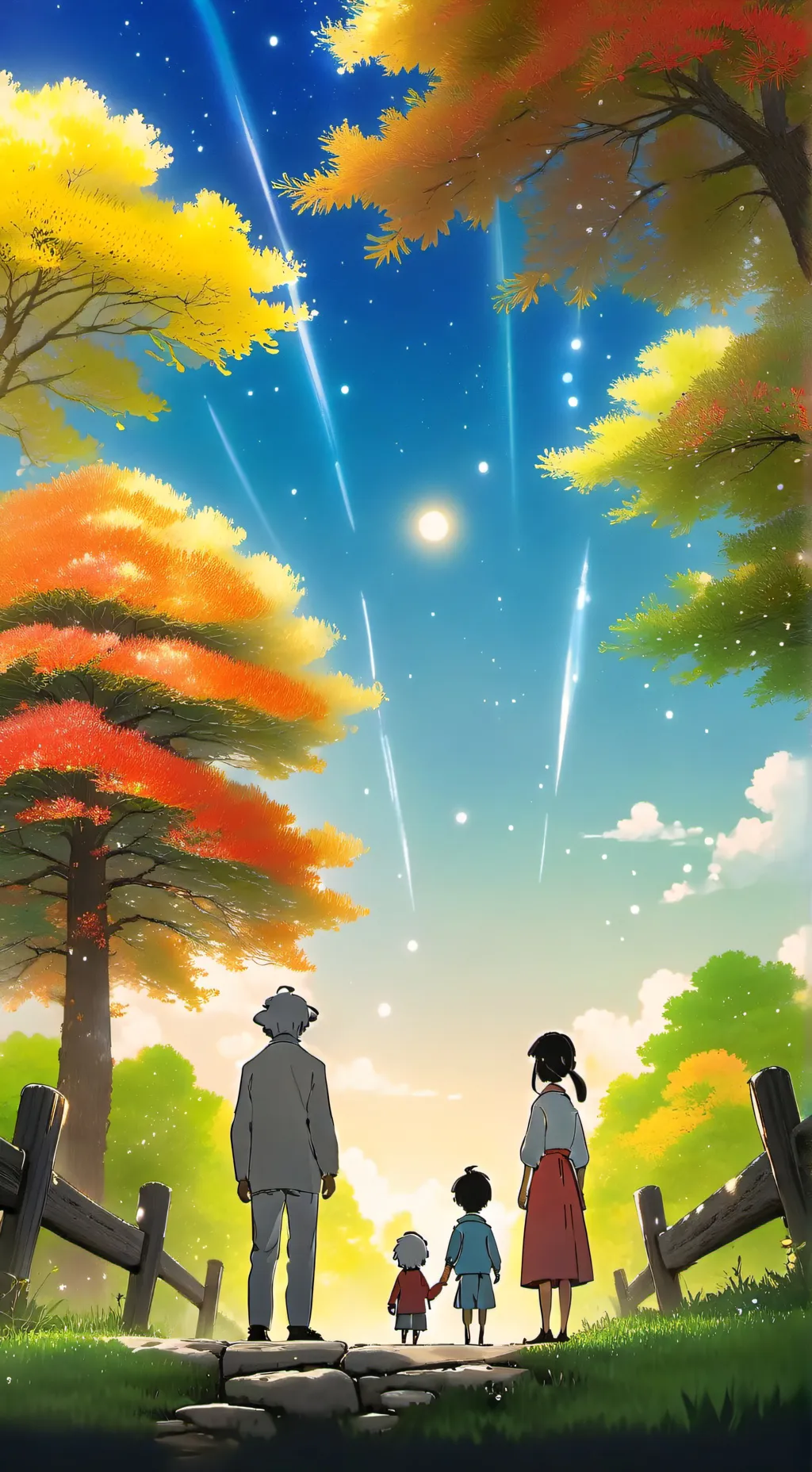 ai character: Y\NxBleach background