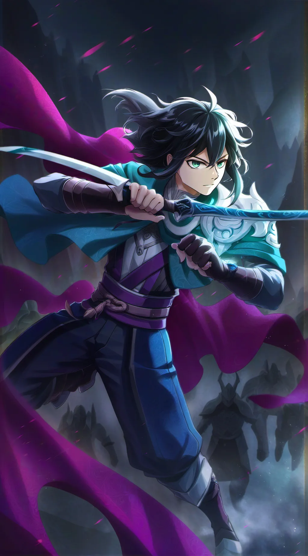 ai character: ♏️signos Zodiaco♈️ background