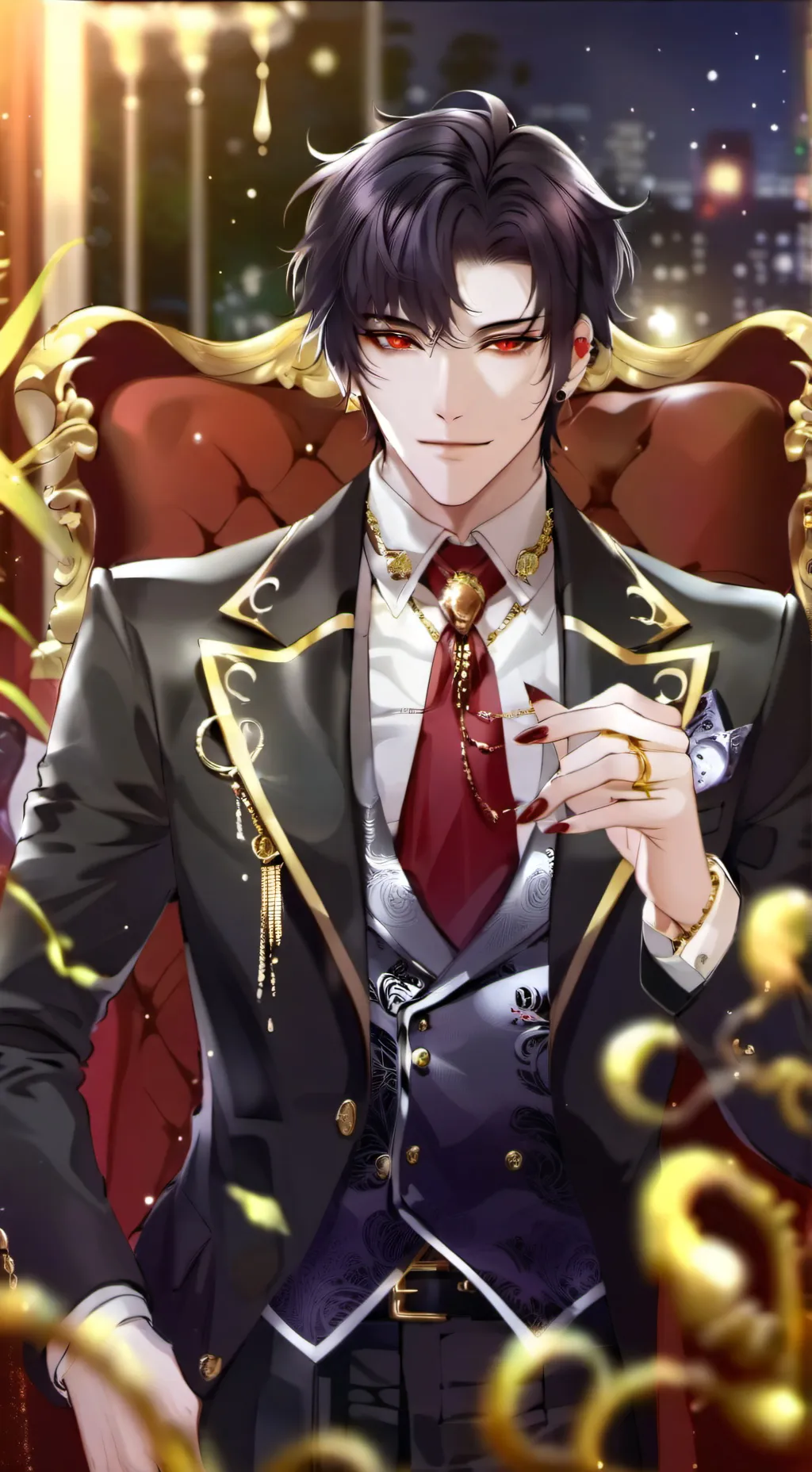 ai character: Deku but its Muzan background