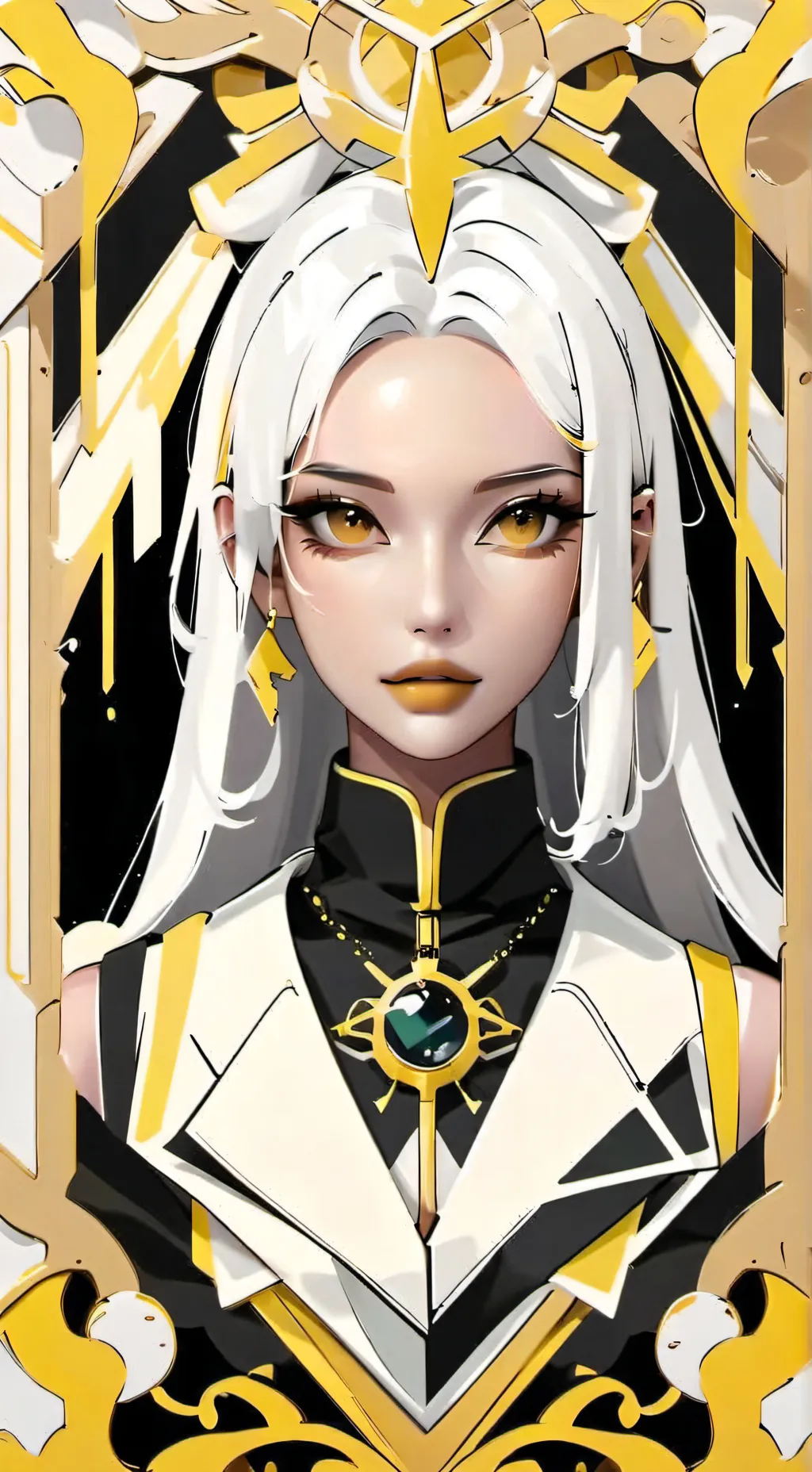 ai character: Mha one color background