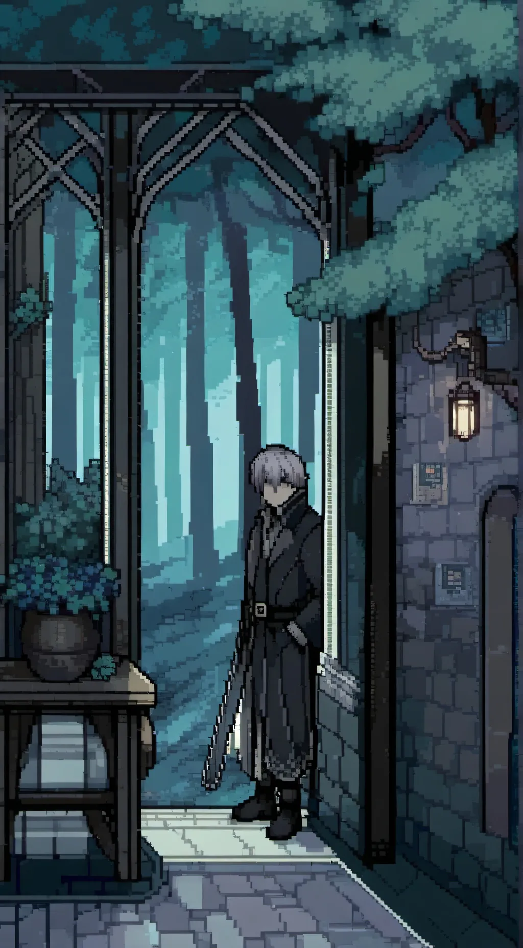 ai character: Phonestrider2groun background