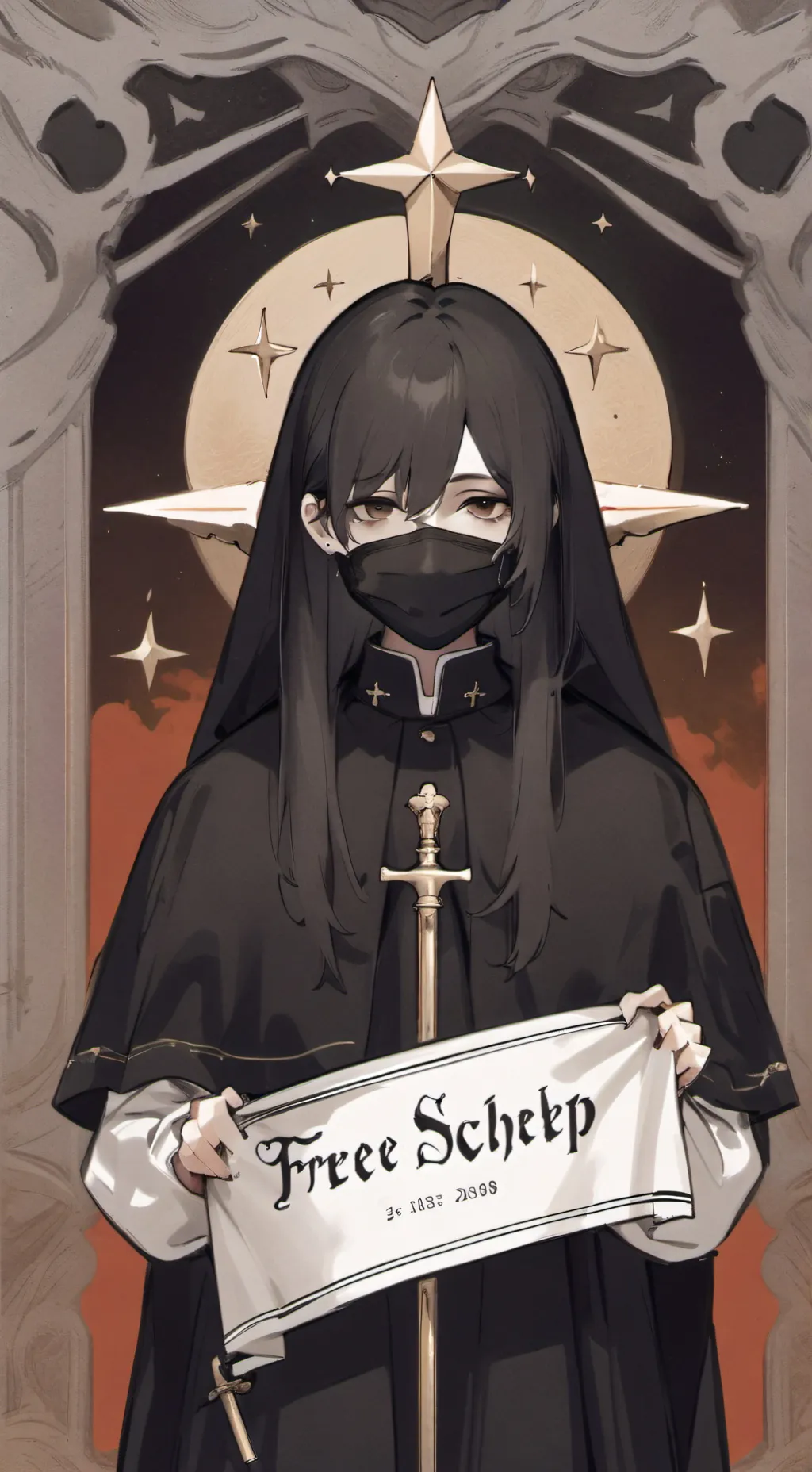 ai character: FREE SCHLEP background