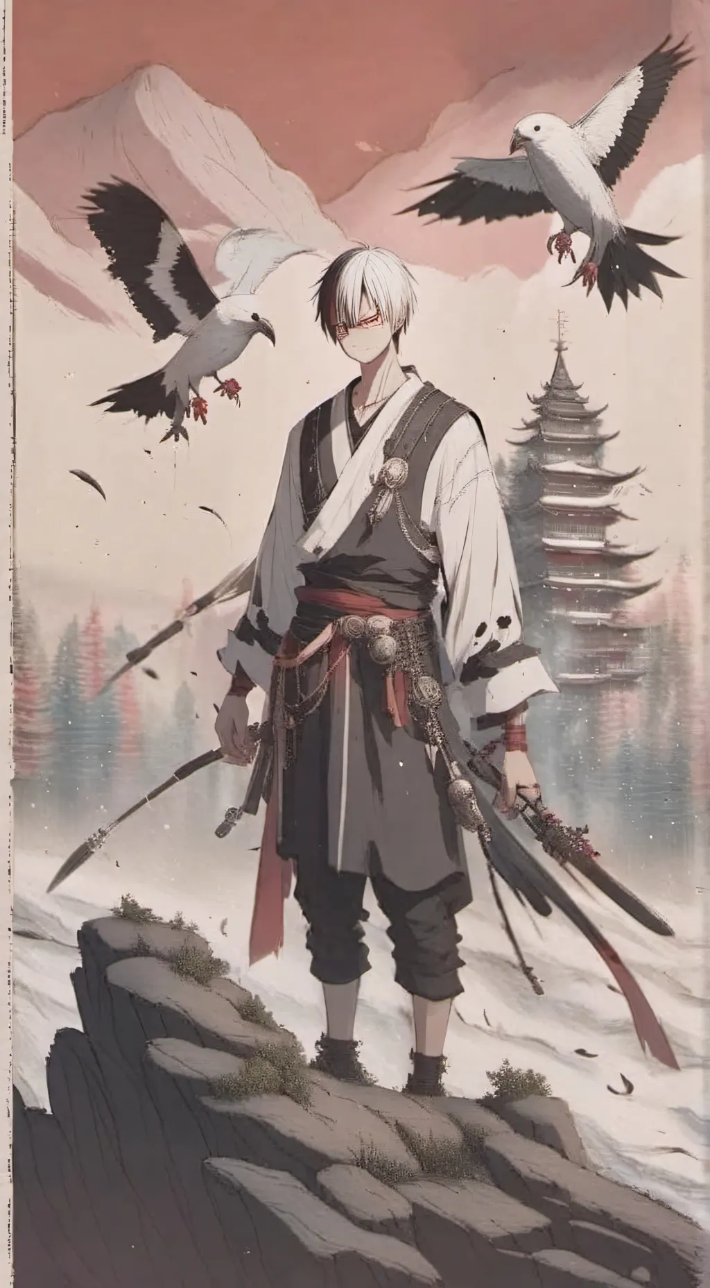 ai character: todorokis  cat  background