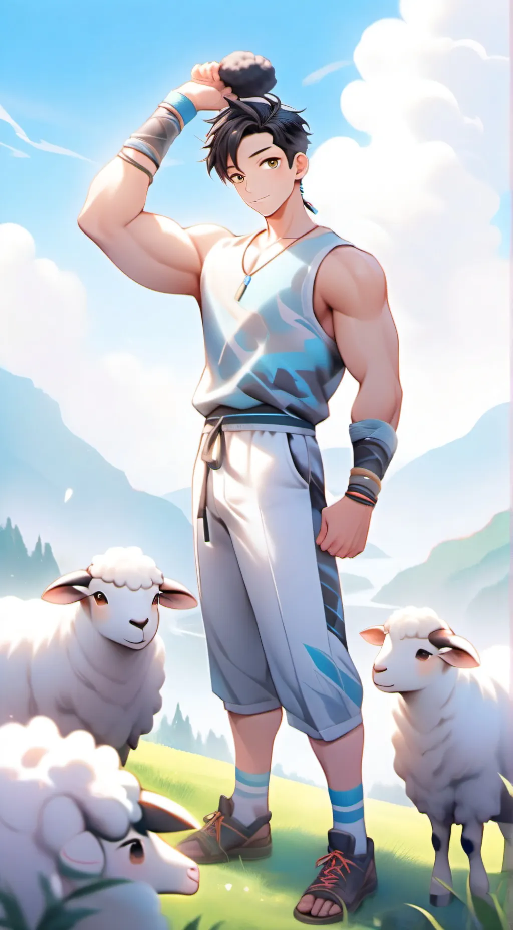 ai character: Alexander  background