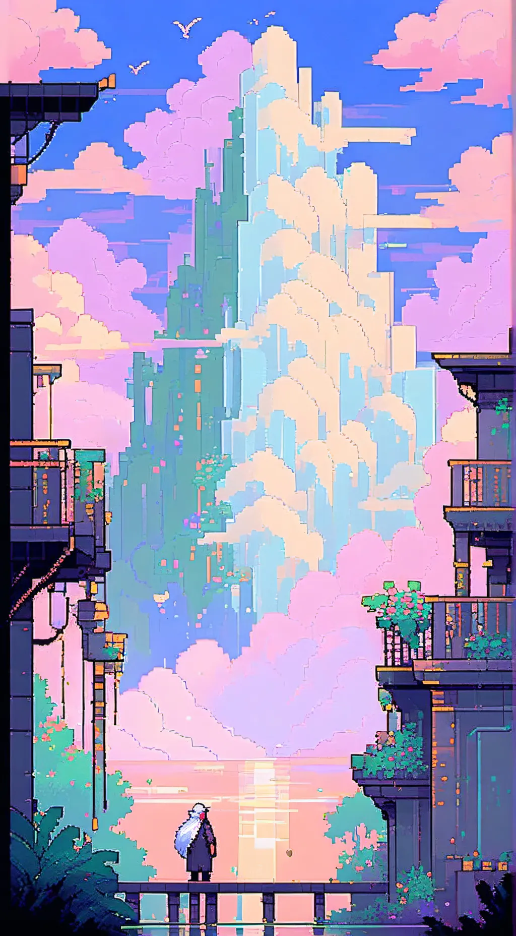 ai character: Le Cashier! background