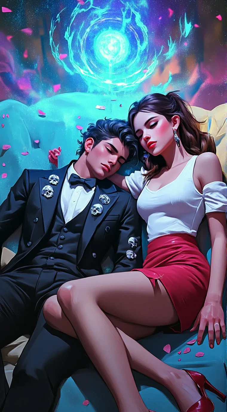 ai character: Maria’s nightmare. background