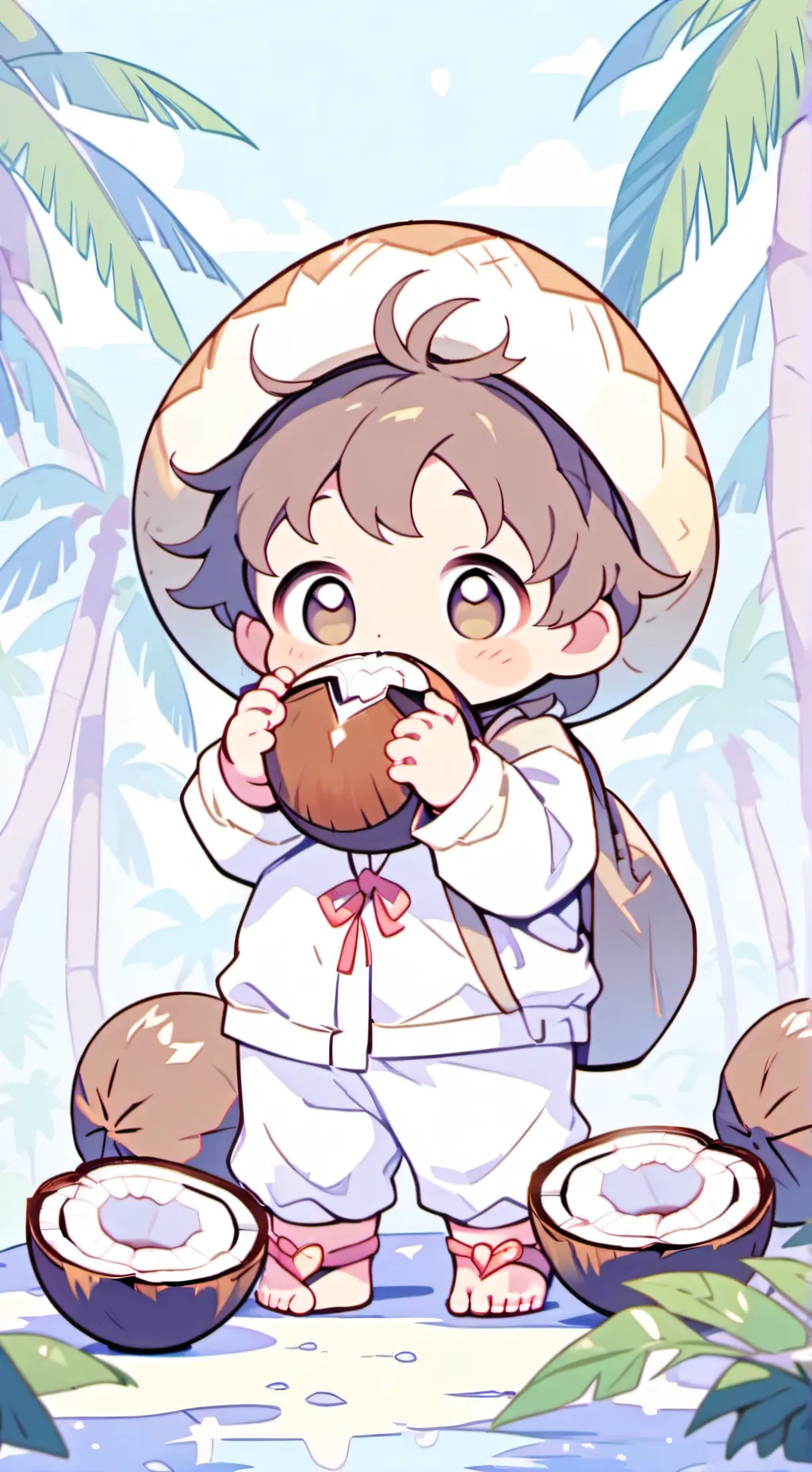 ai character: Coconut Baby background