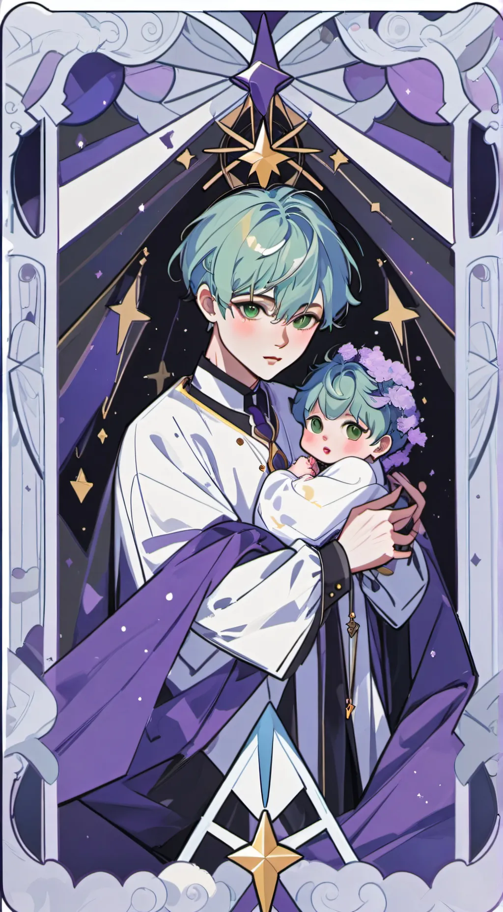 ai character: baby saja! background