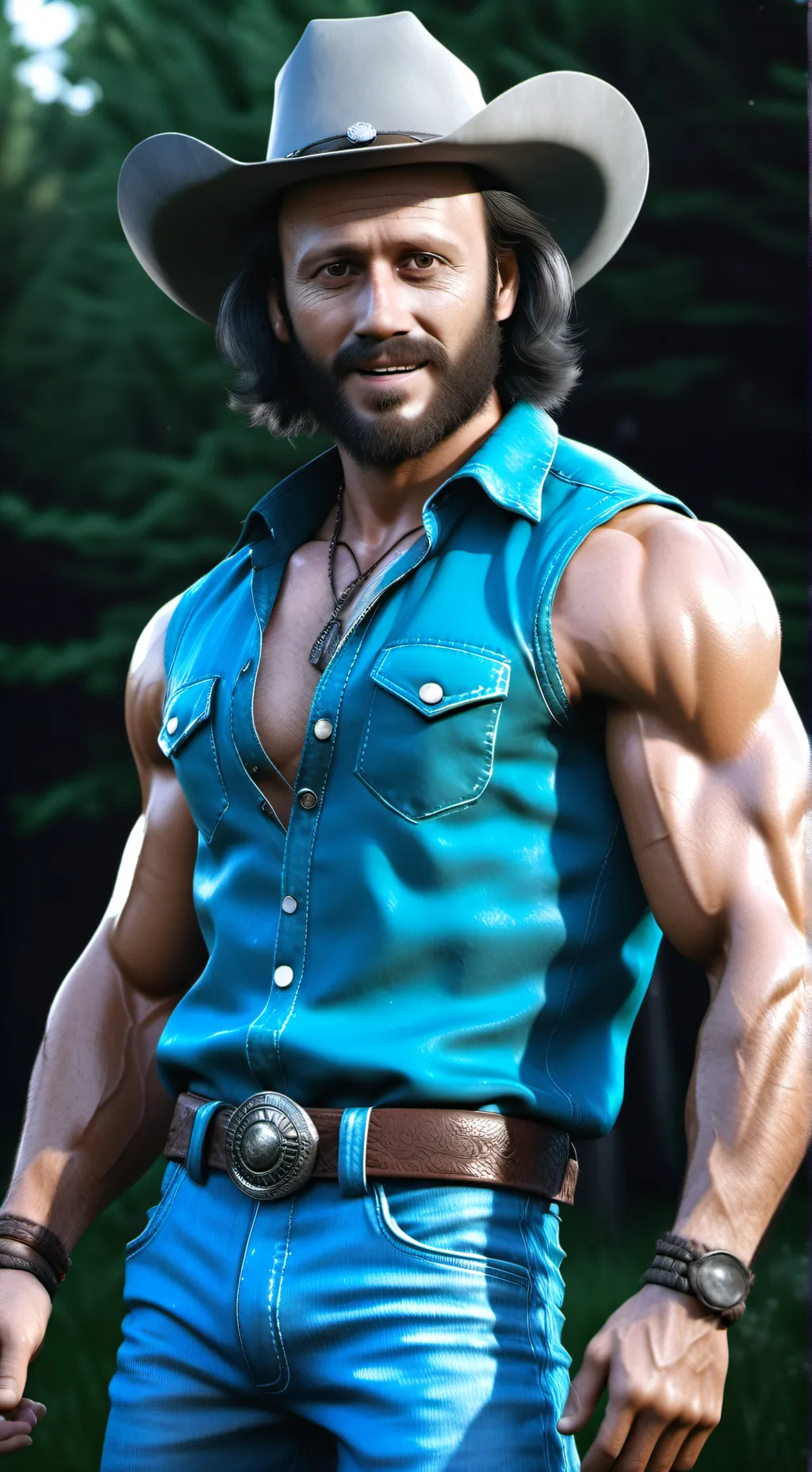 ai character: Maurice gibb background