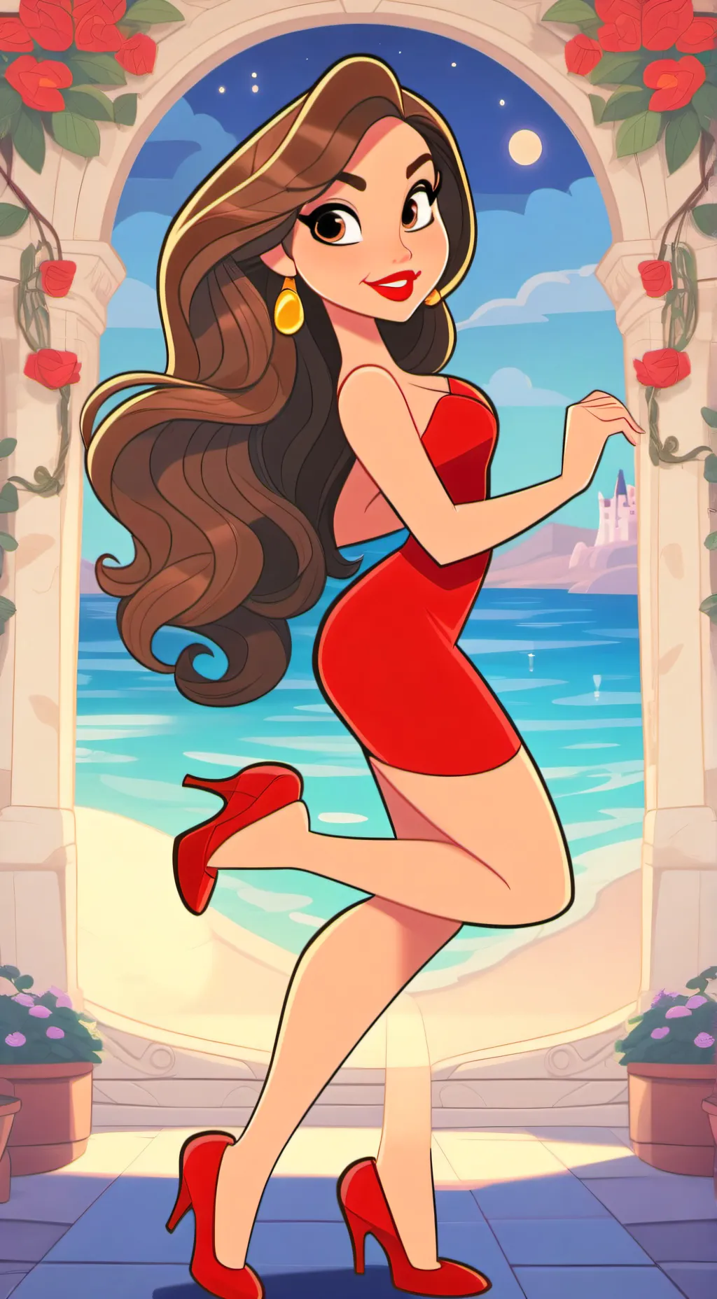 ai character: Girlfriend (fnf) background