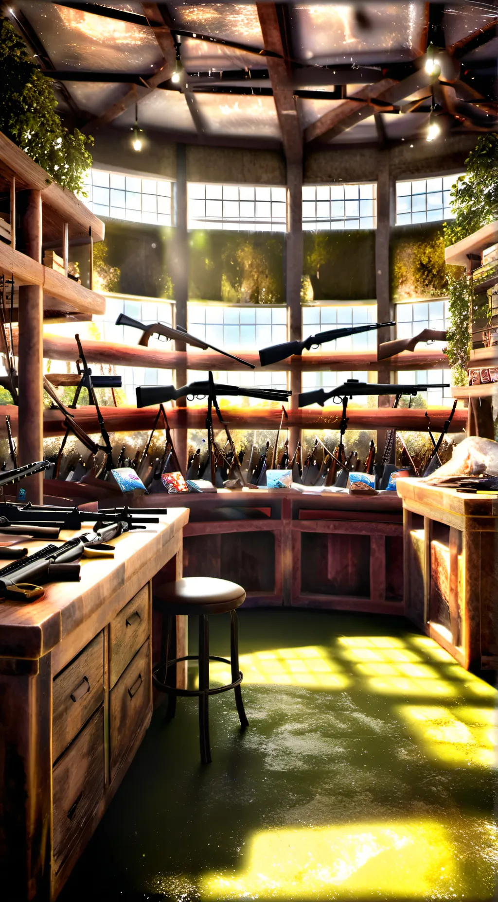 ai character: noobs shop  background