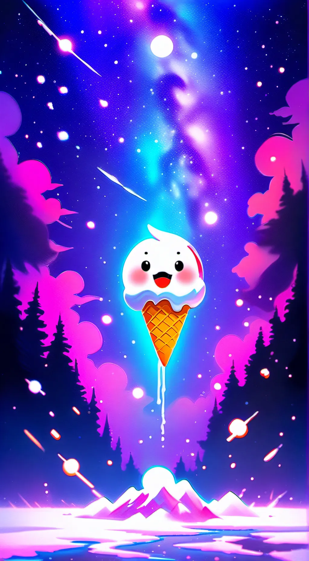 ai character: Blotchsplotch background