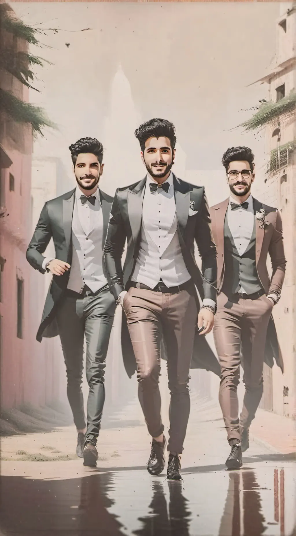 ai character: il trio il volo  background