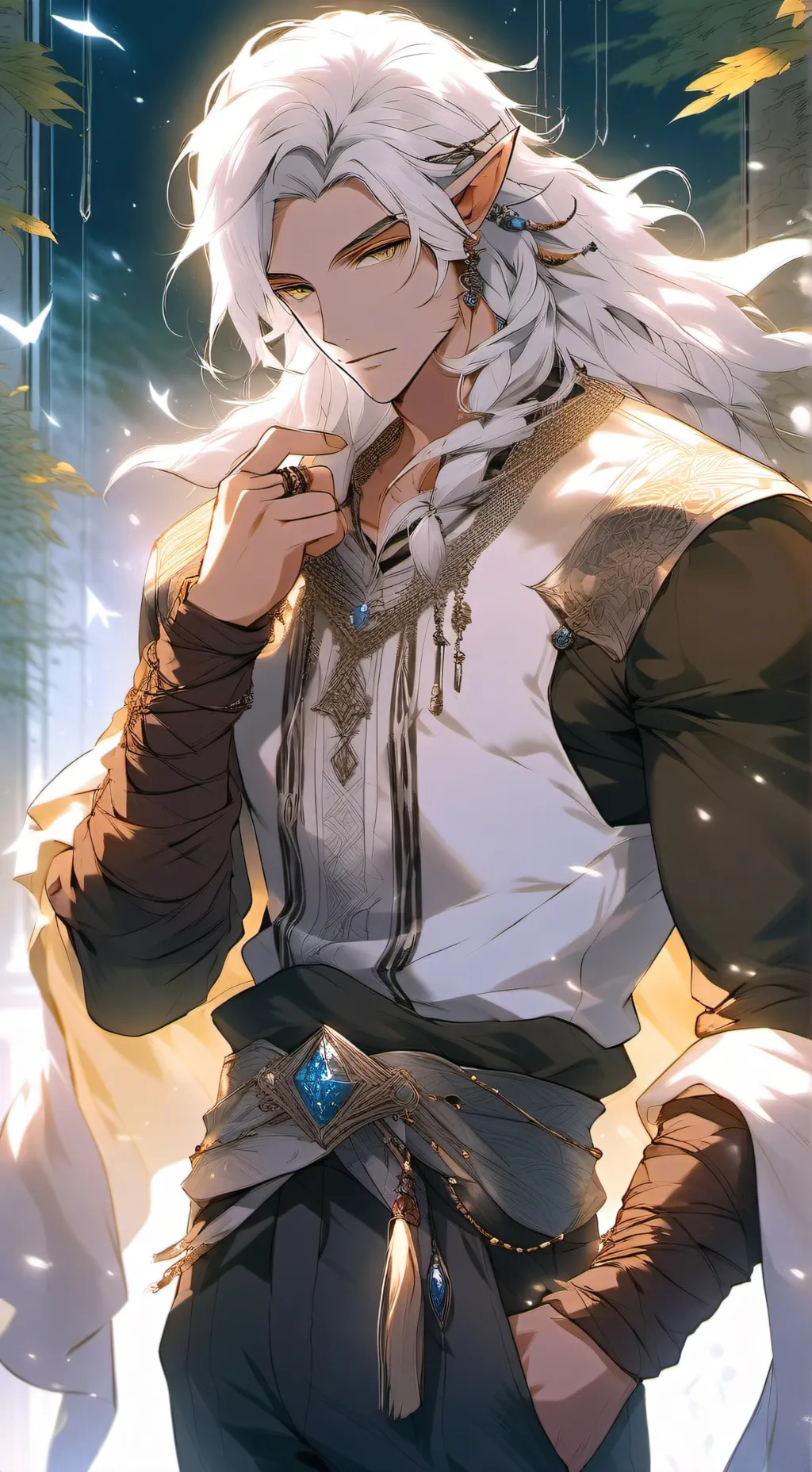 ai character: Caelum  background