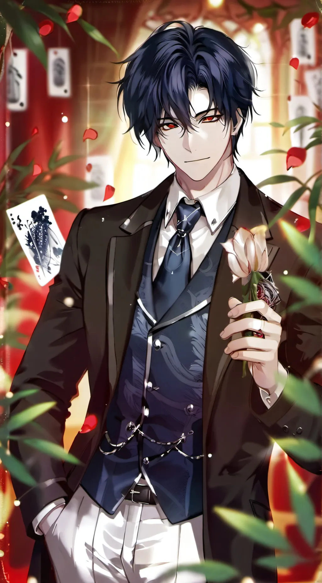 ai character: Mark background