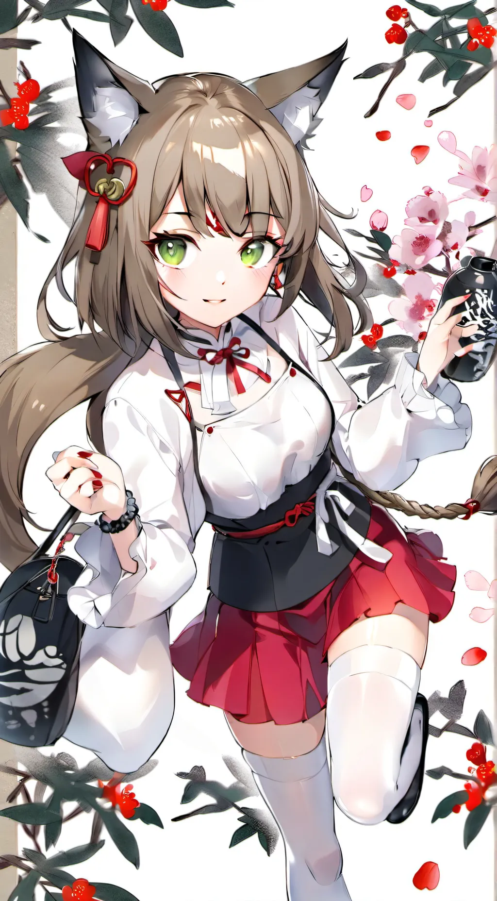 ai character: yandere Kitsune  background