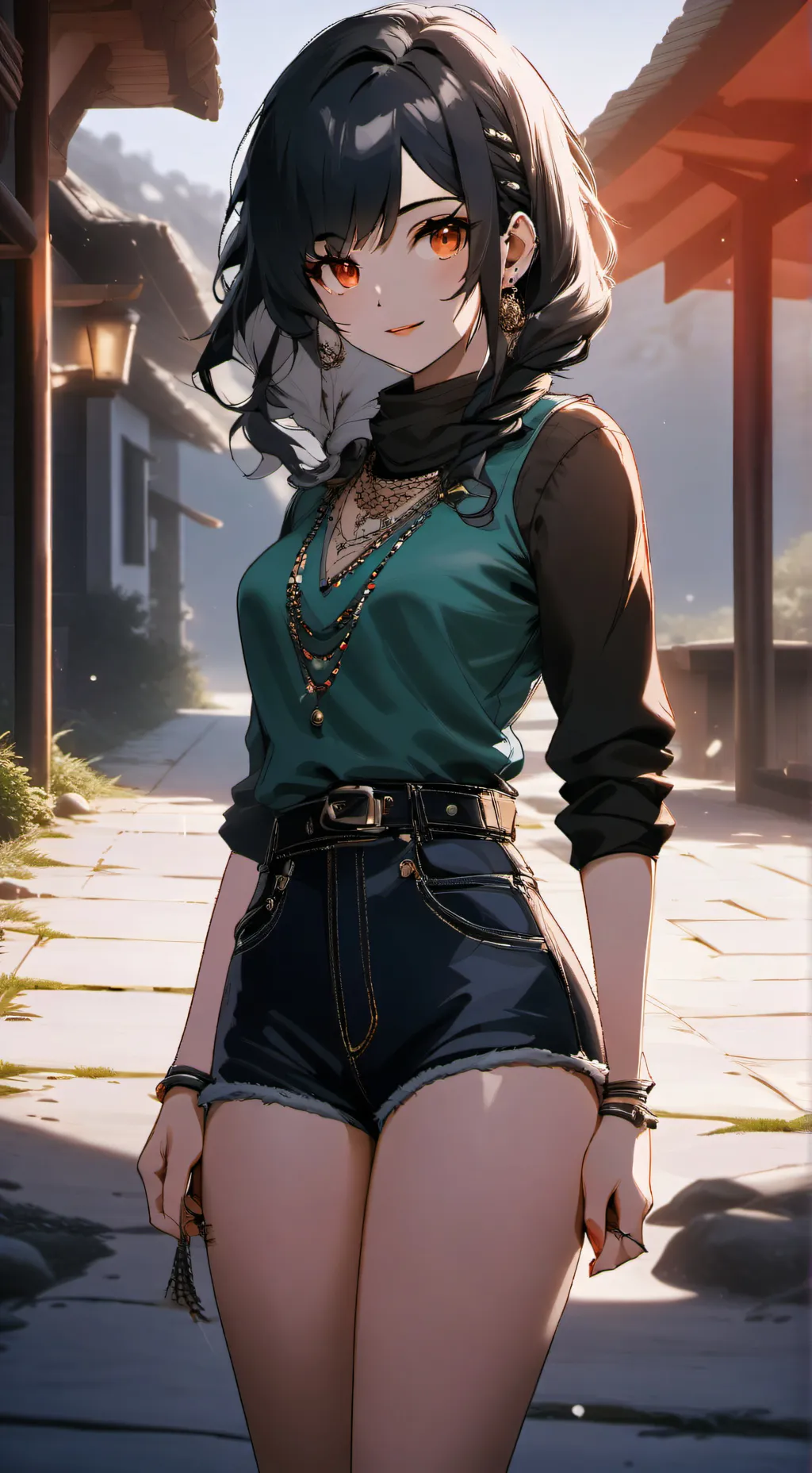 ai character: luna background