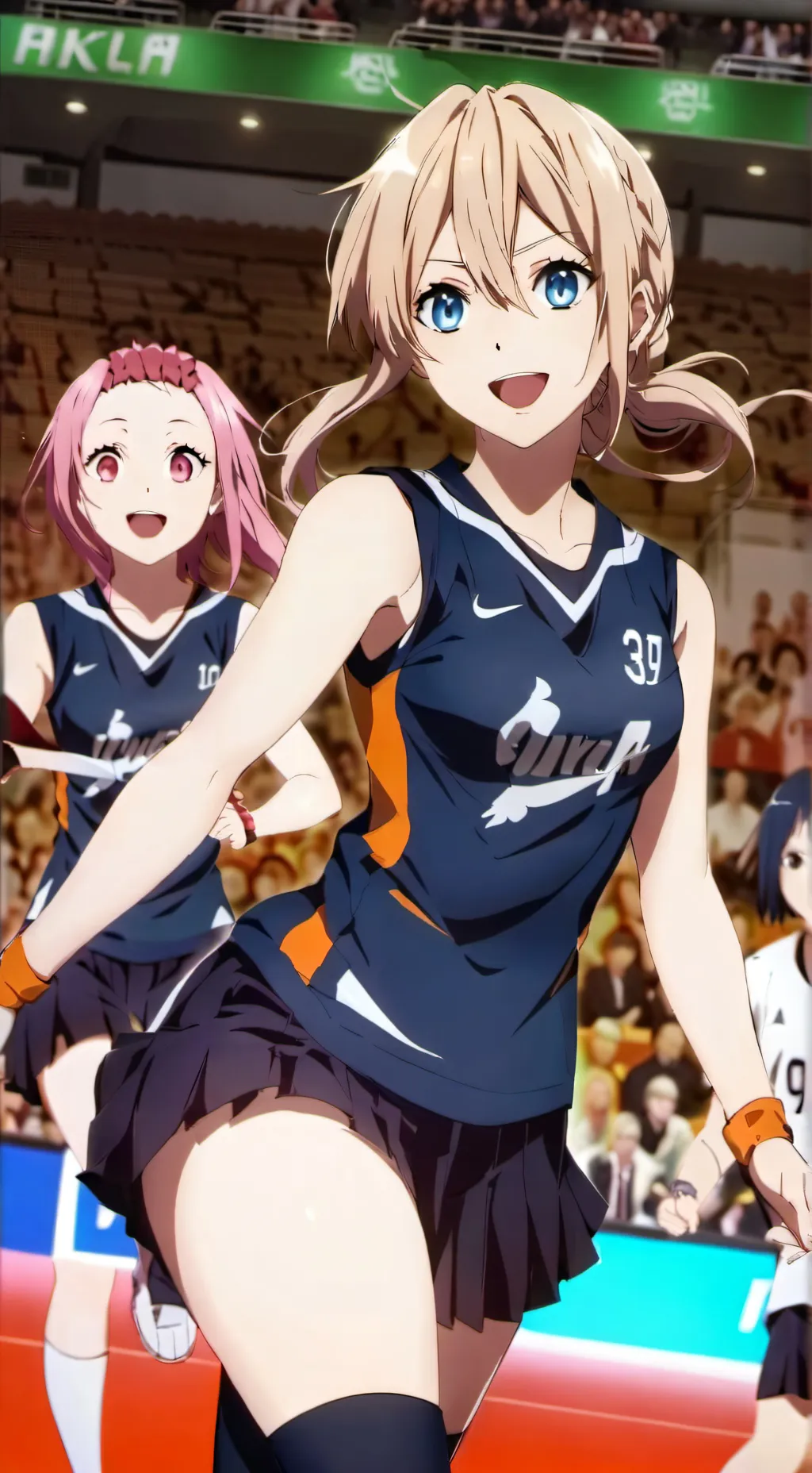 ai character: Karasunofemalesver background