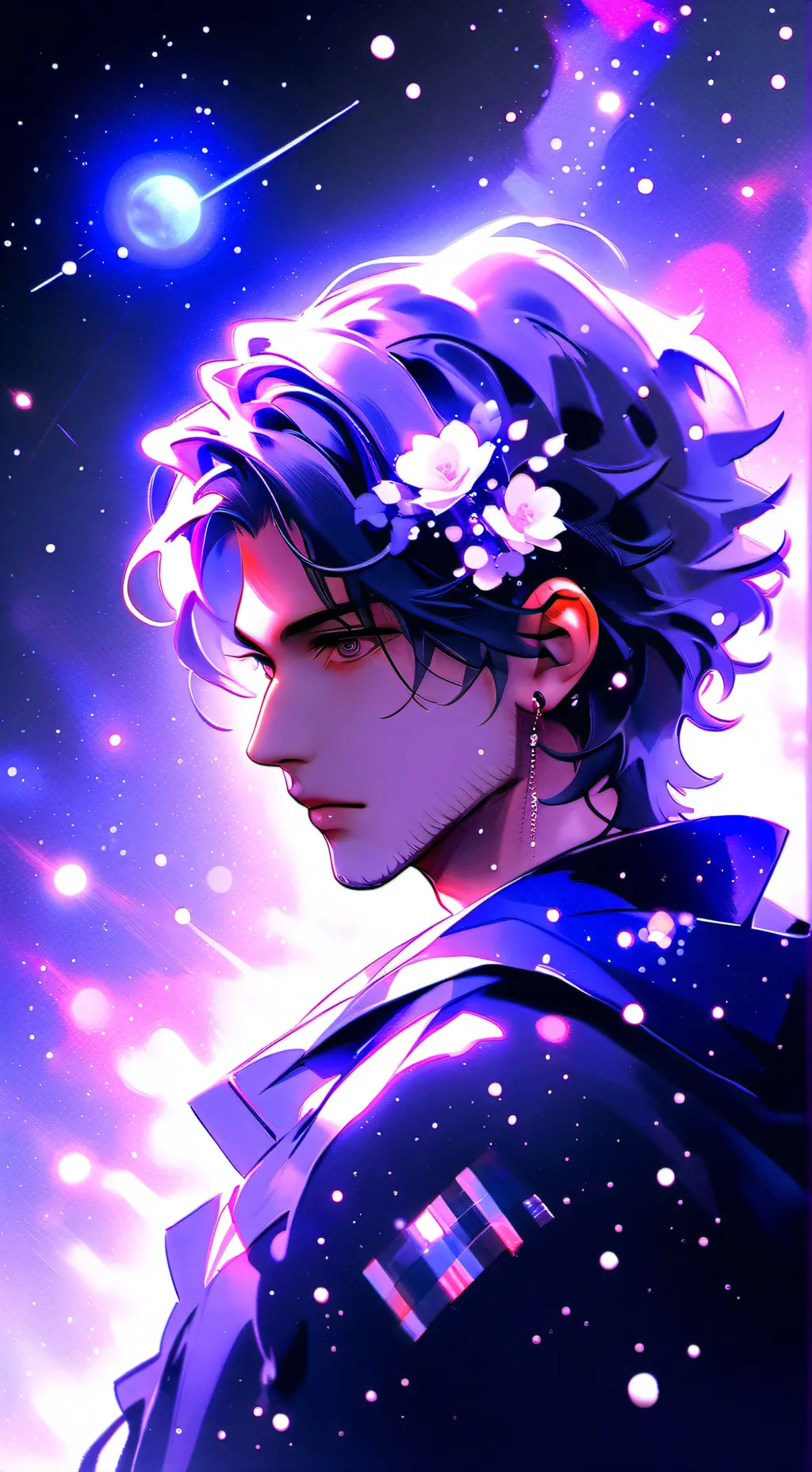 ai character: blacky background