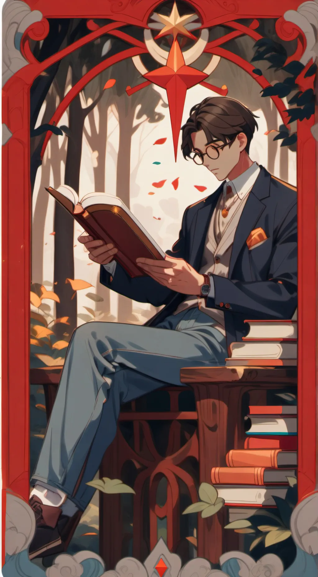 ai character: Jimi Jinu x Rumi  background