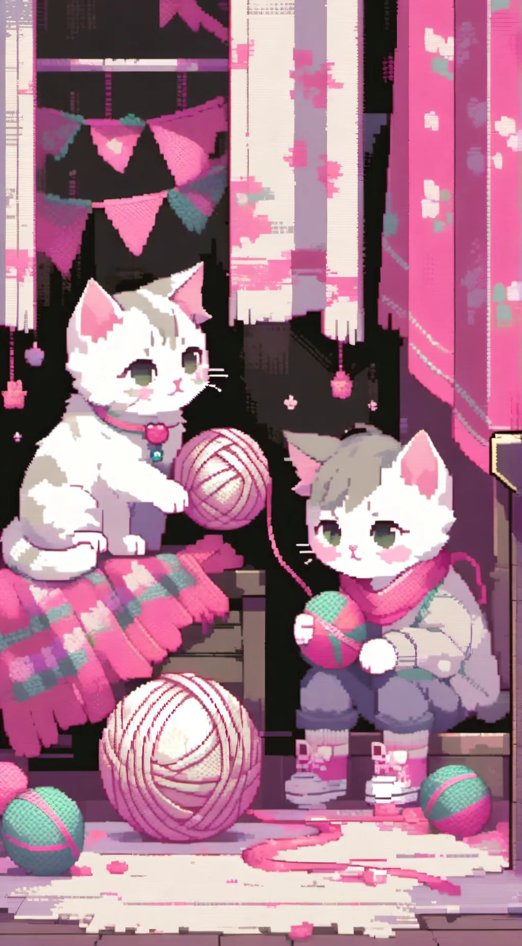 ai character: Fpe Cats :D background