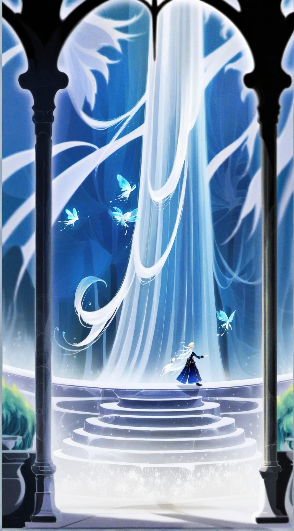 ai character: Nothing background