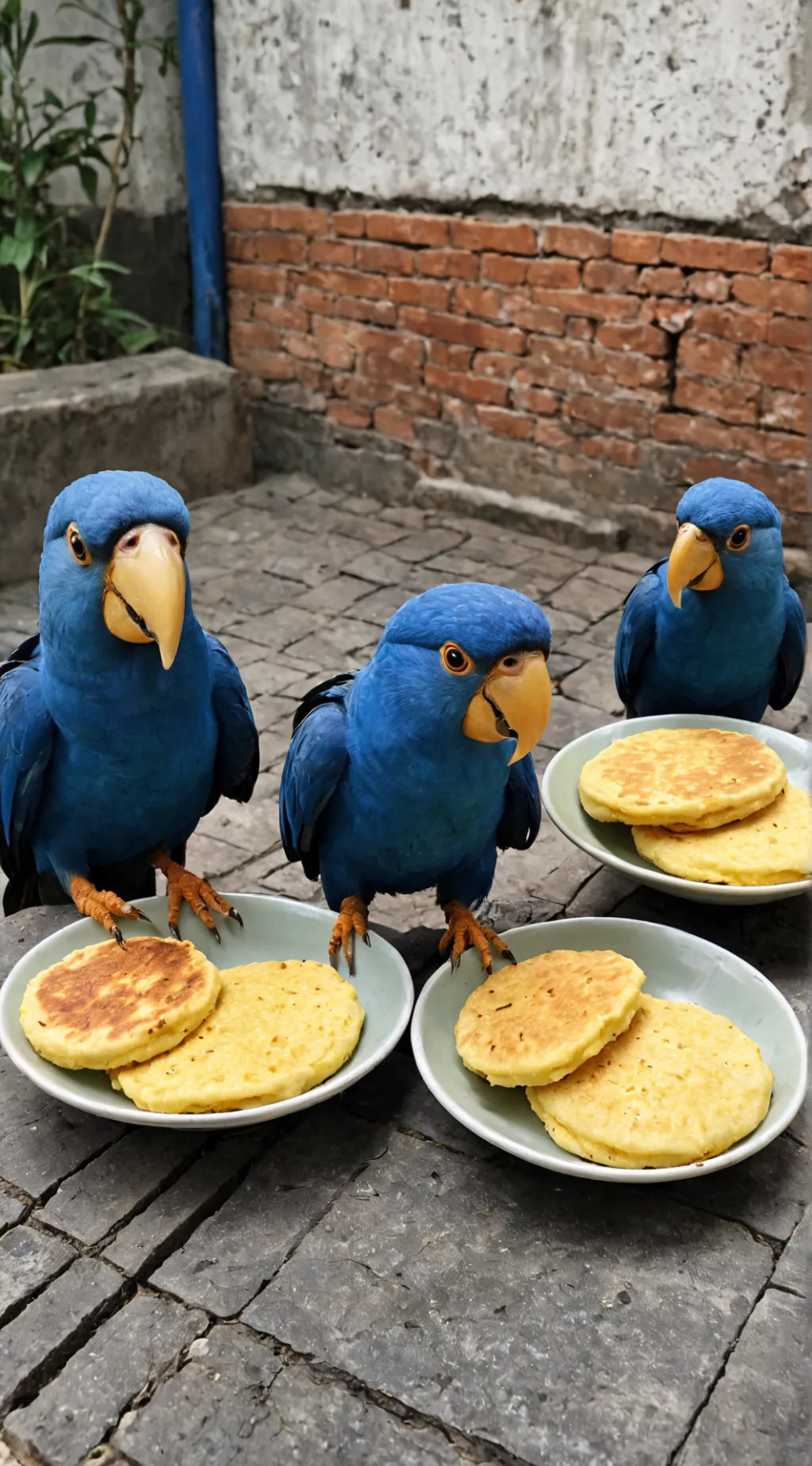 ai character: Loros venezolanos  background