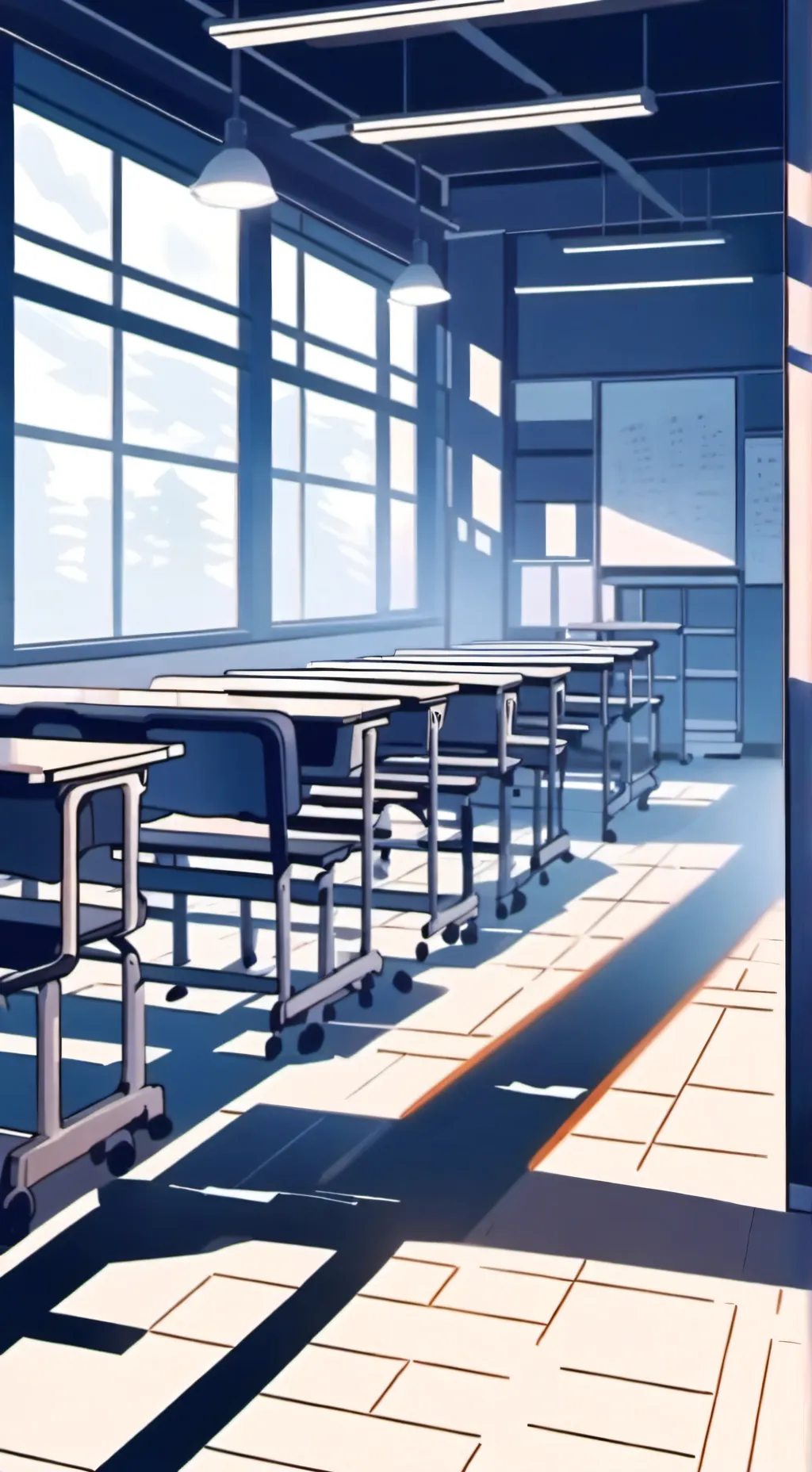 ai character: SCHOOL background