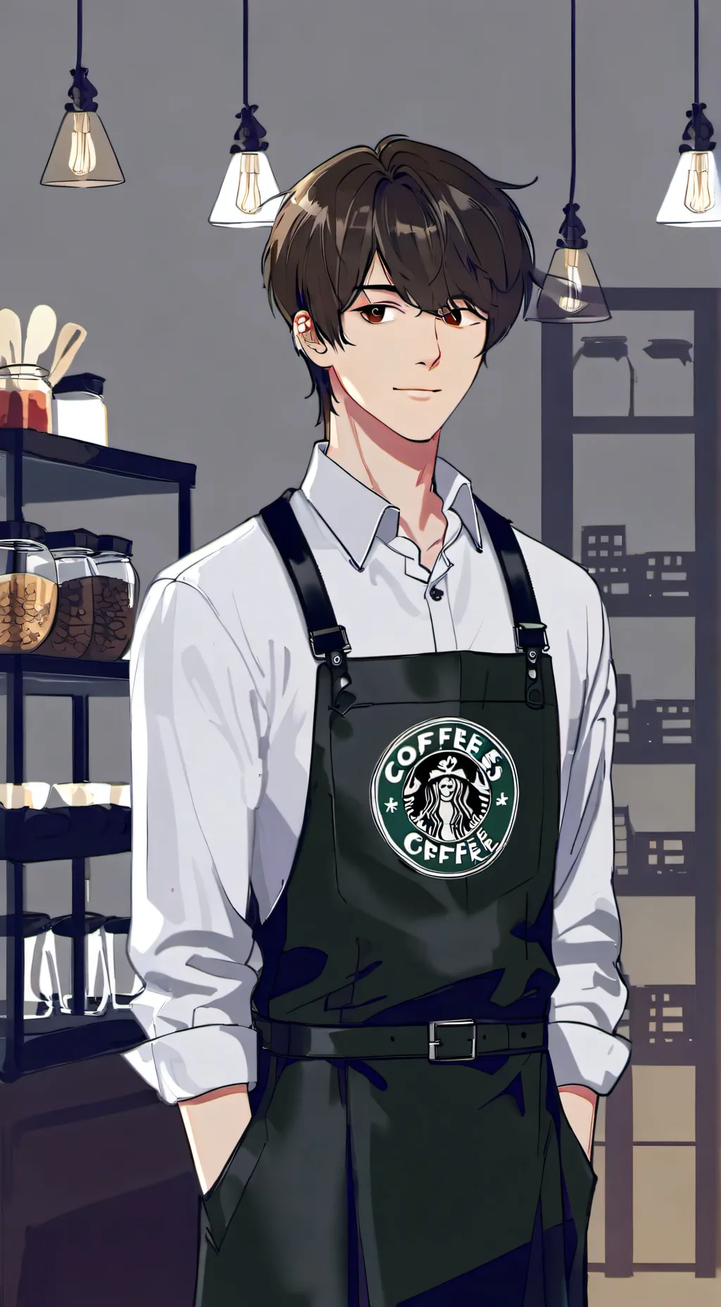 ai character: Keith  background