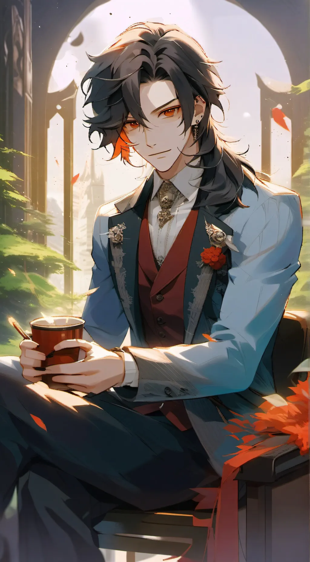 ai character: Ash background