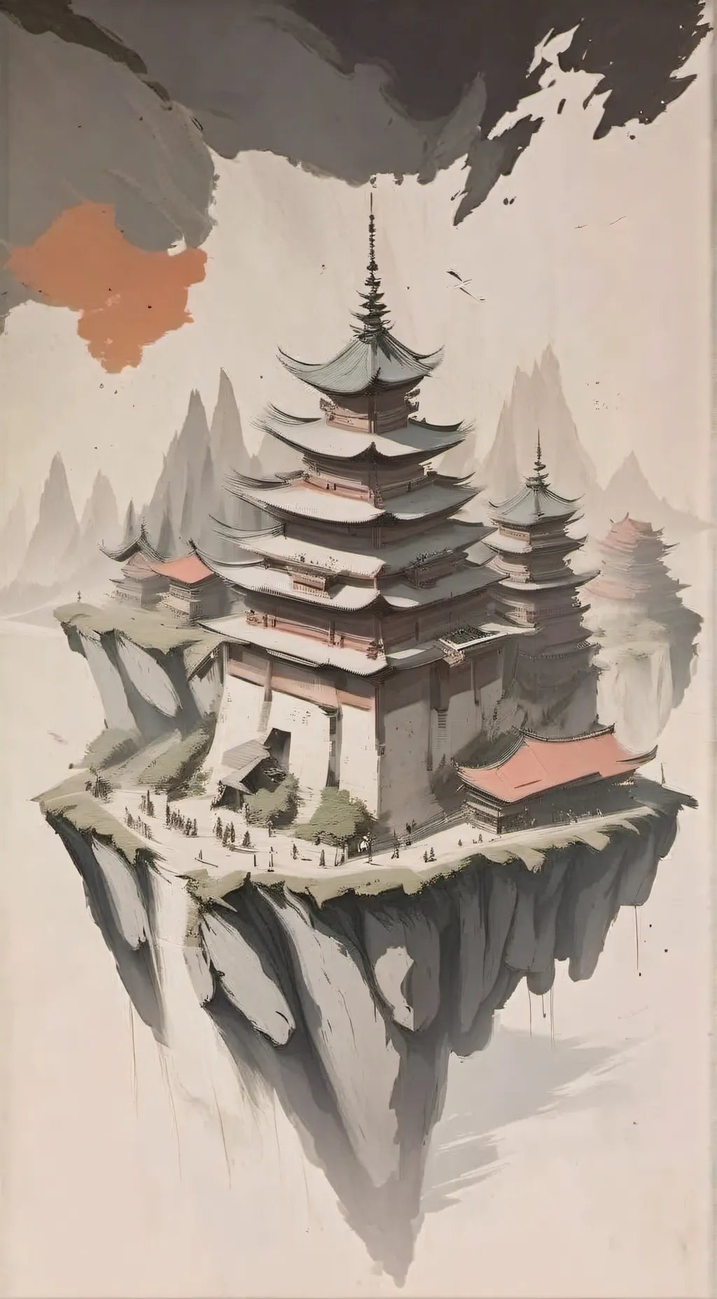 ai character: Anime world background