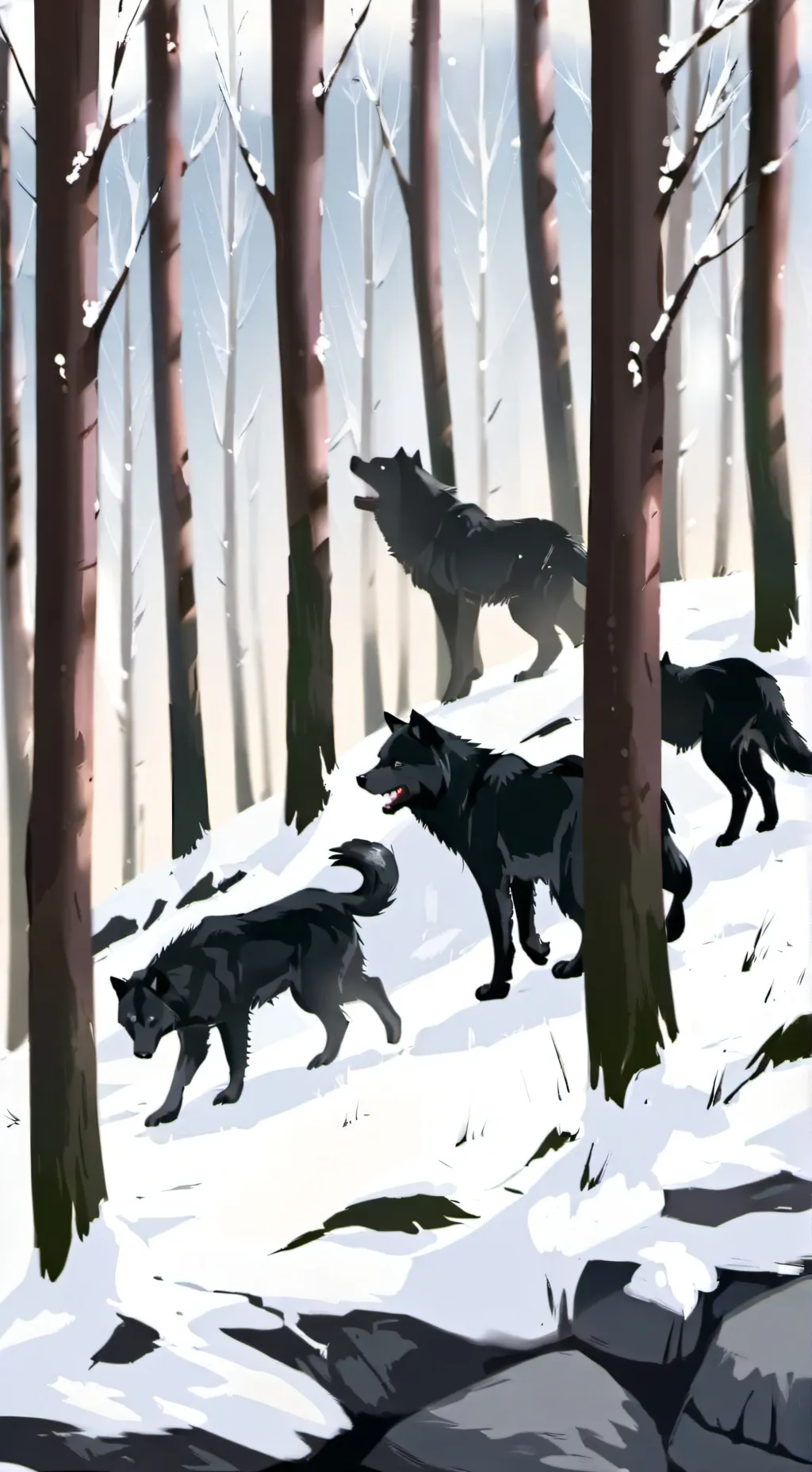 ai character: darkwing x shadow  background