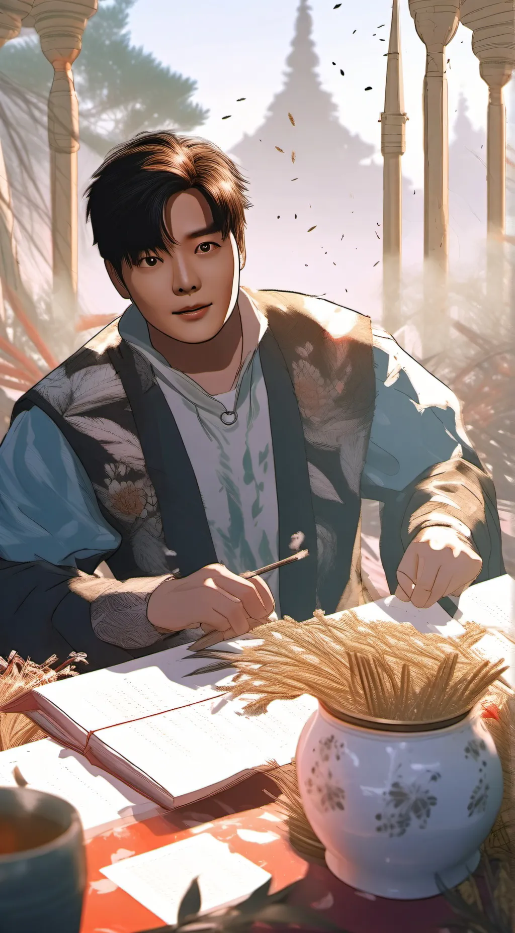 ai character: baku background