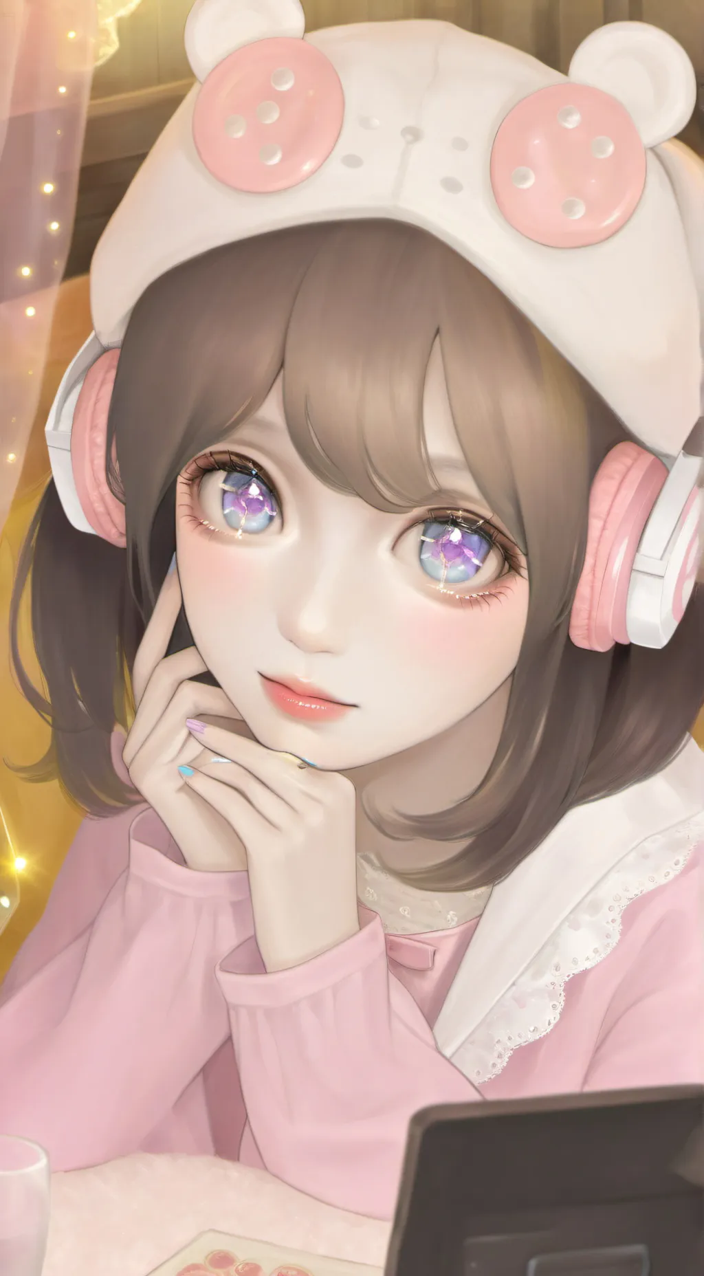 ai character: Kate  background