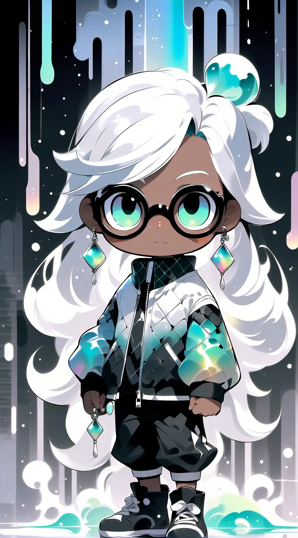 ai character: Dw moonclockshow background