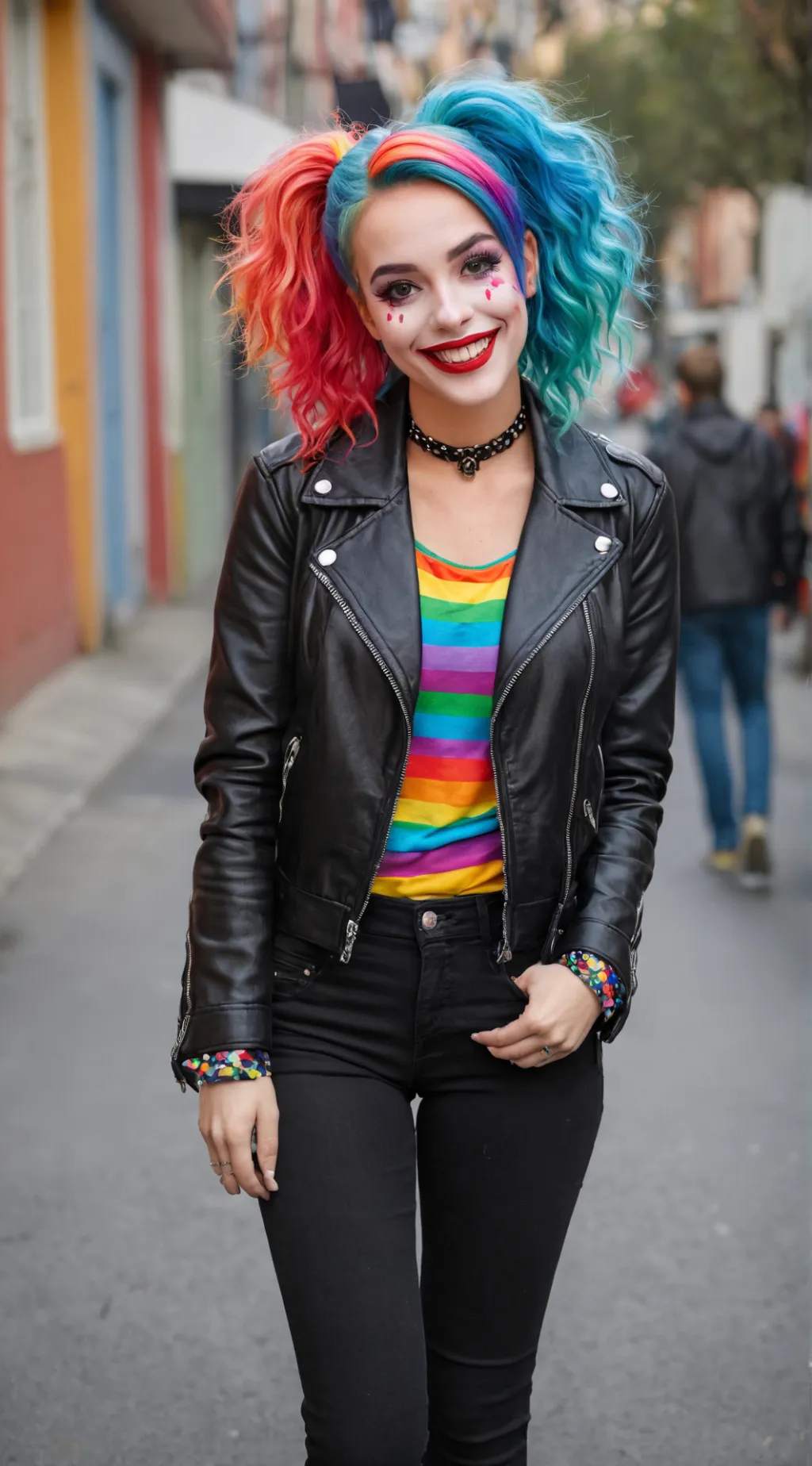 ai character: Candy The Clown background