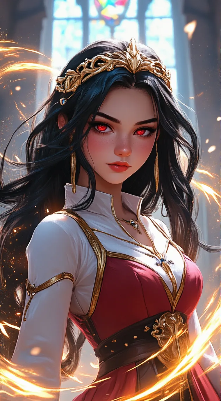 ai character: Abby  background