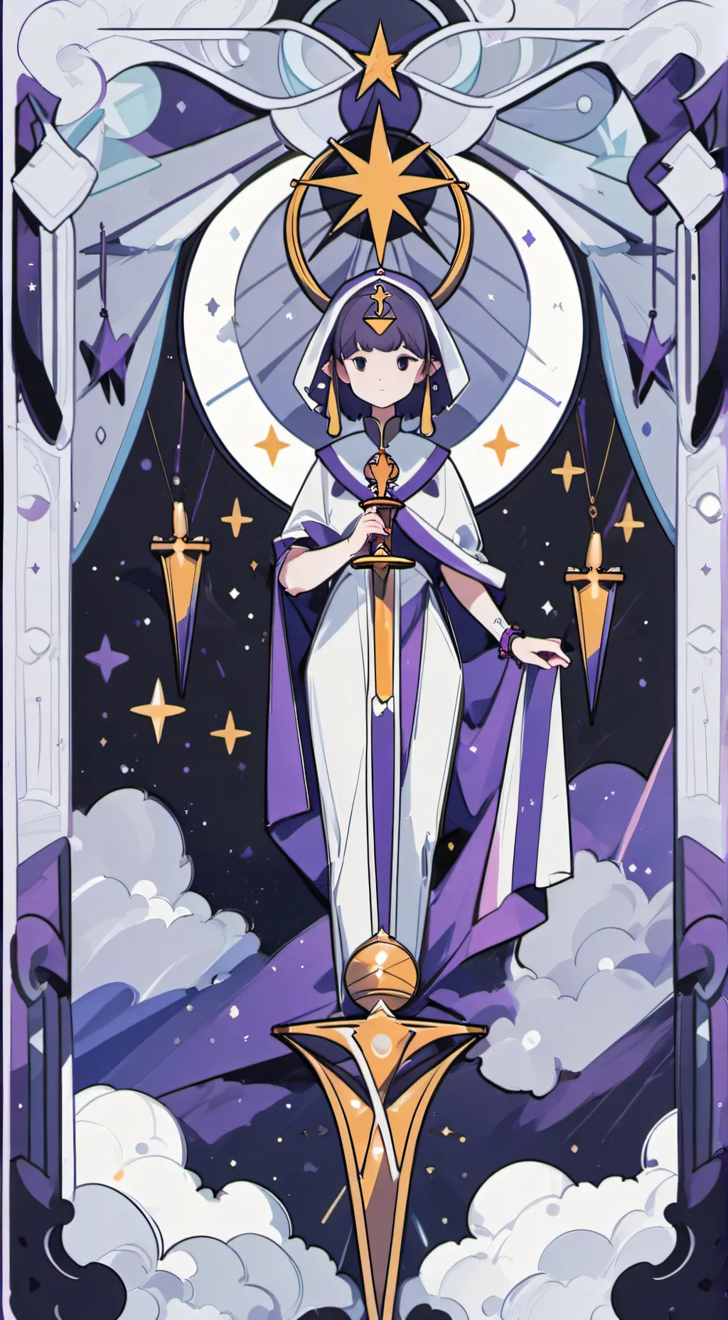 ai character: Aria background