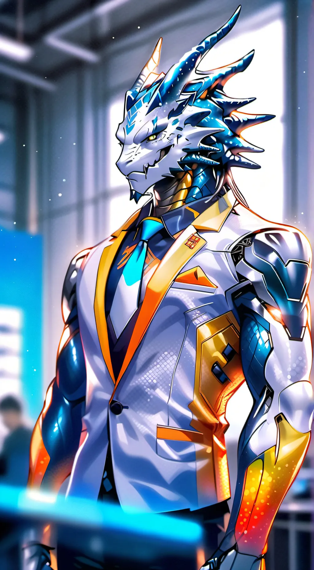 ai character: Futuris background