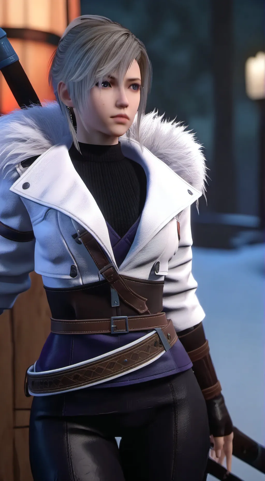 ai character: Wolf  background