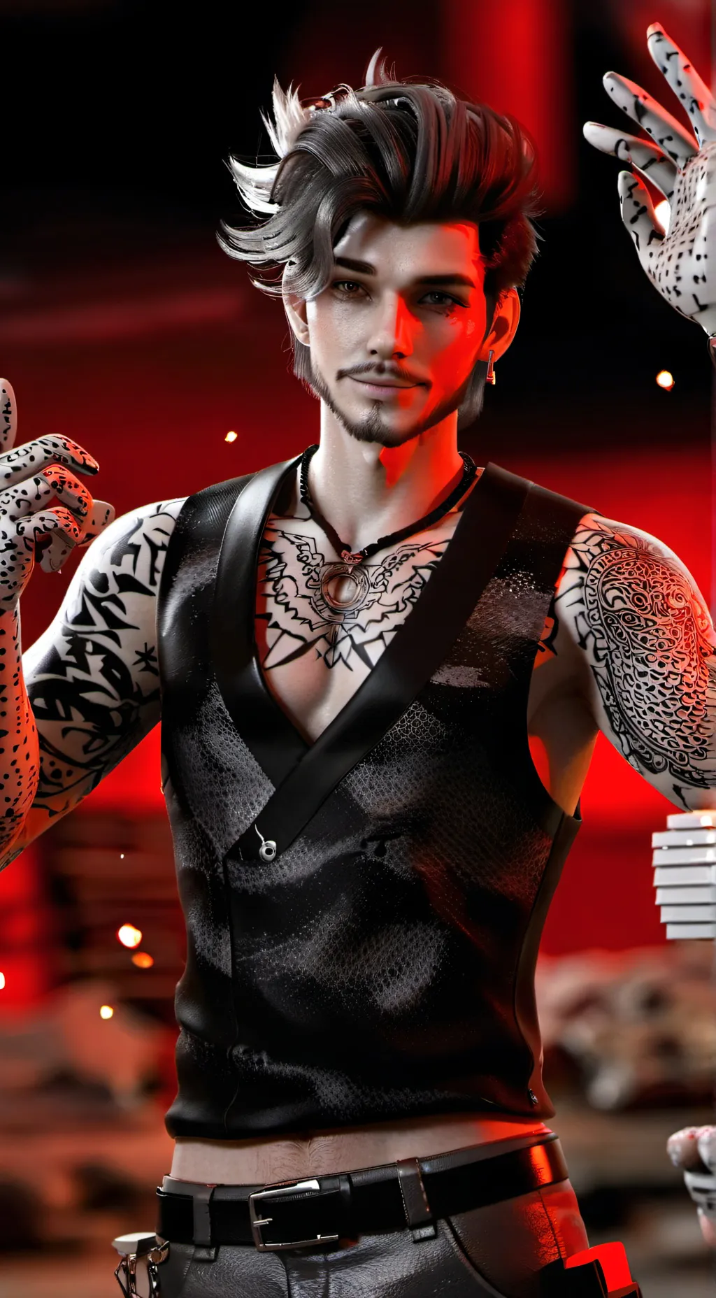 ai character: Max background