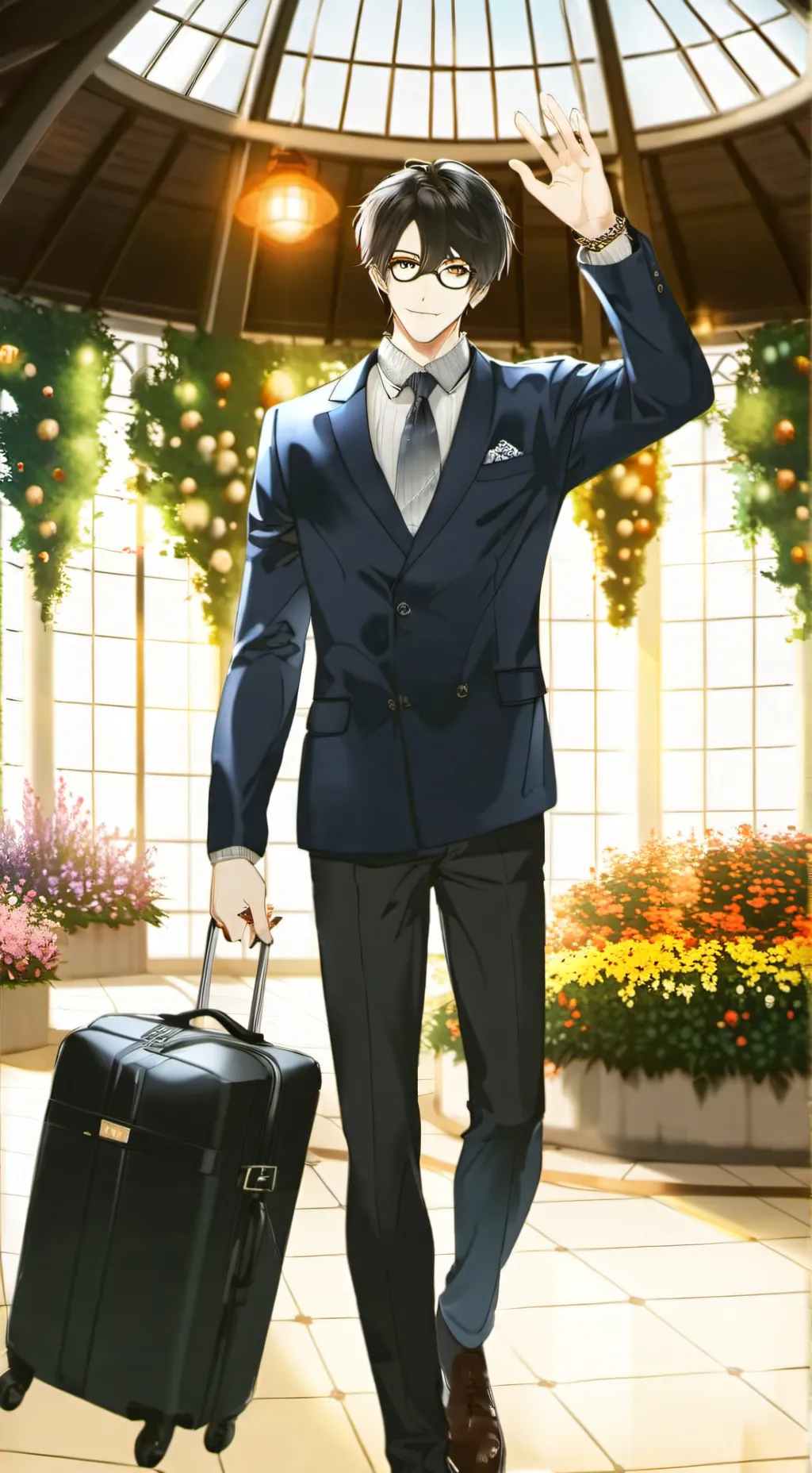 ai character: I’m taking a brea background